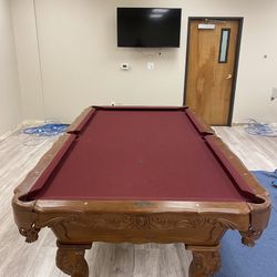 8 Foot Pool Table Professionally Delivery Included 