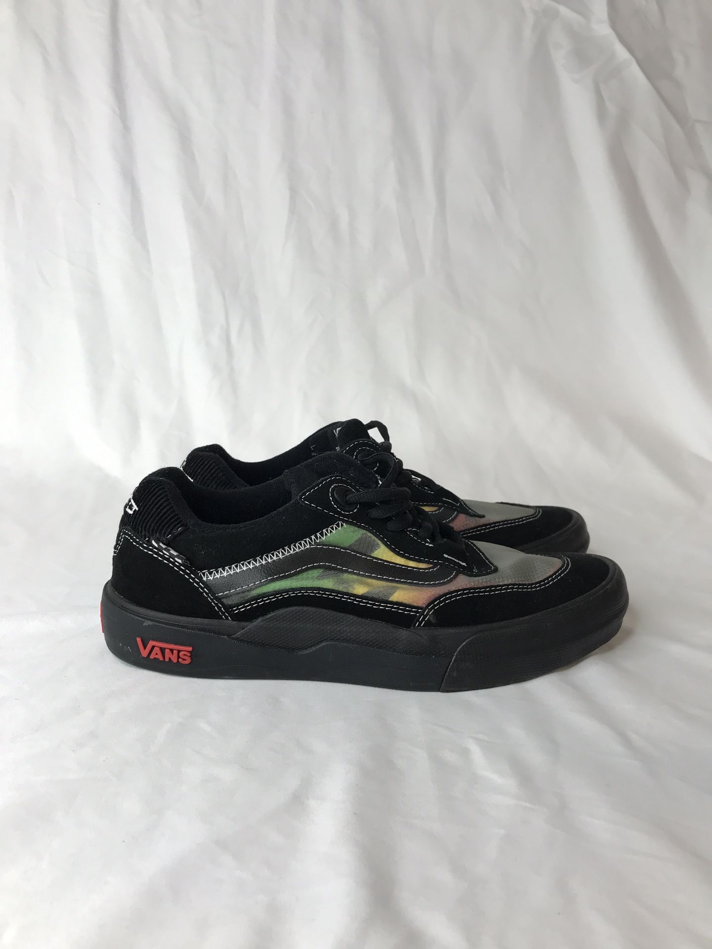 Vans Tyson Peterson Wayvee Popcush Skate Shoes Men's Size 9 Black gently used EXCELLENT condition