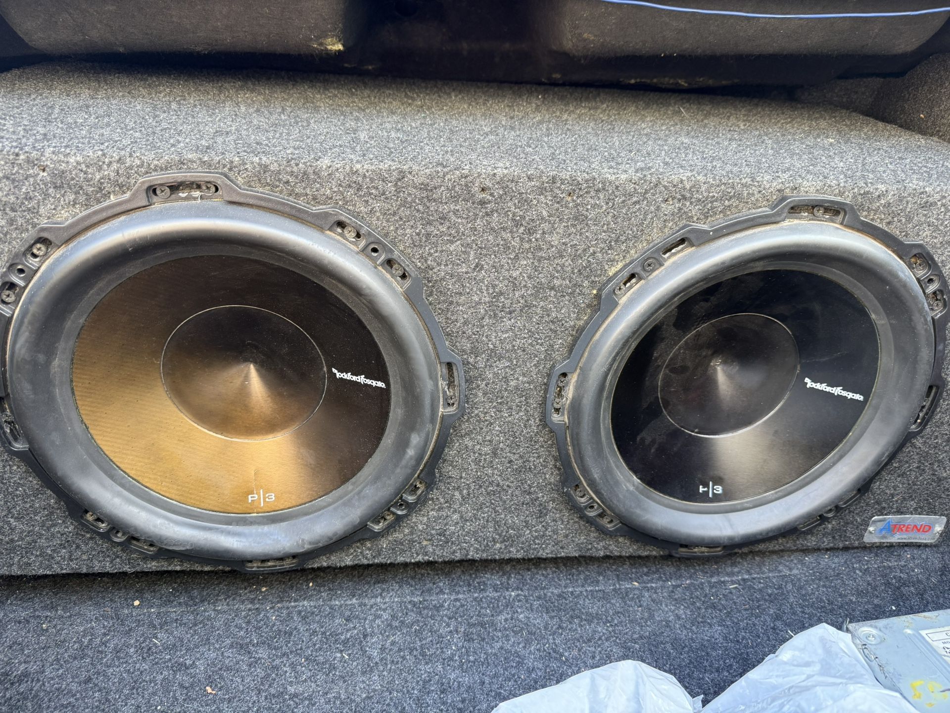 12” Rockford Fosgate P3’s And Memphis Amp