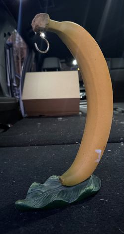 Resin  Banana Hanging Rack with Hook Decorative Kitchen Fruit Holder