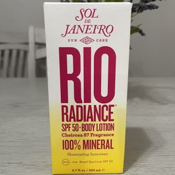 New Sol Janeiro Rio Radiance SPF 50 Body Lotion 