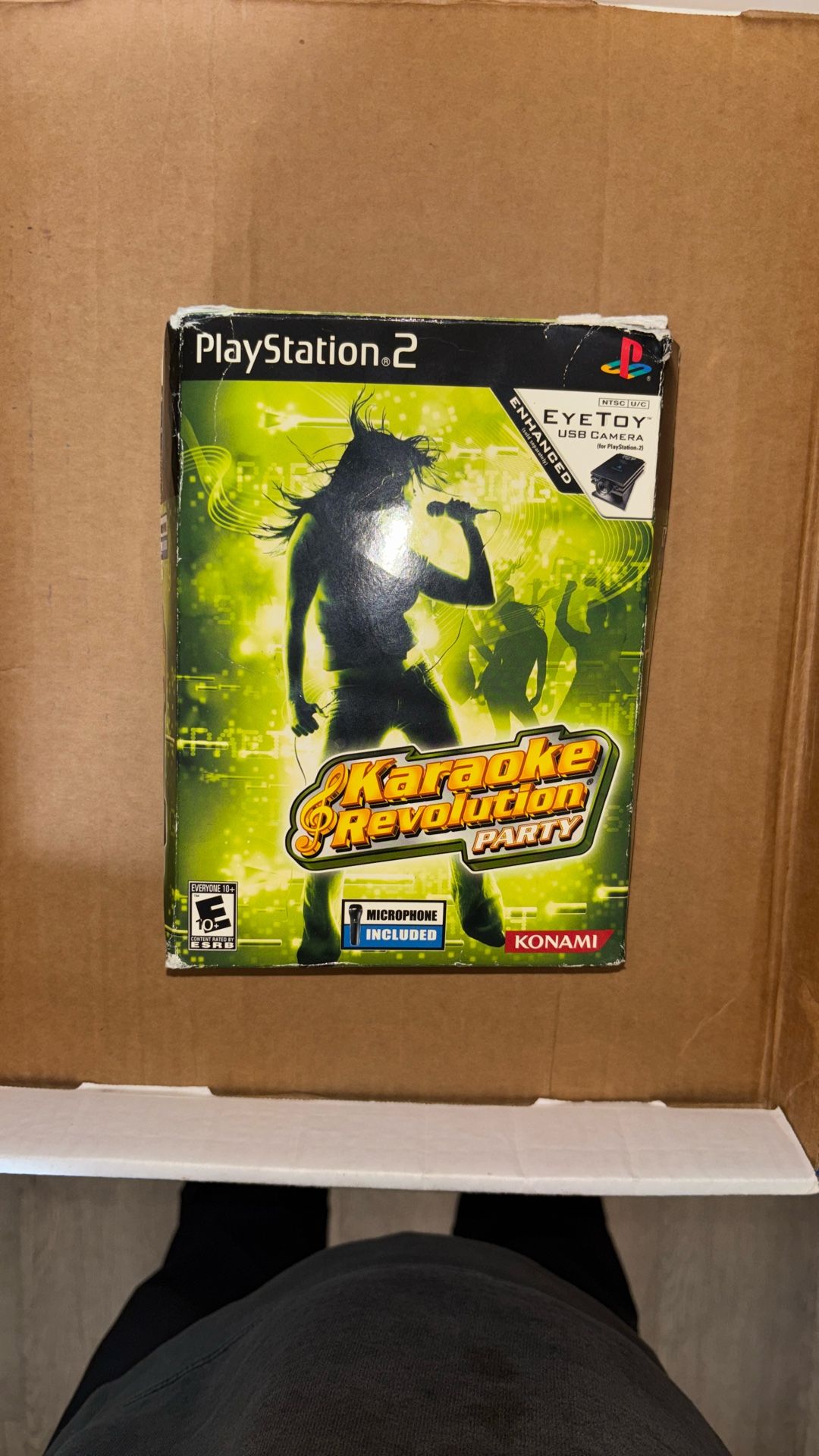 PS2 Karaoke Revolution Party (NO DISC)