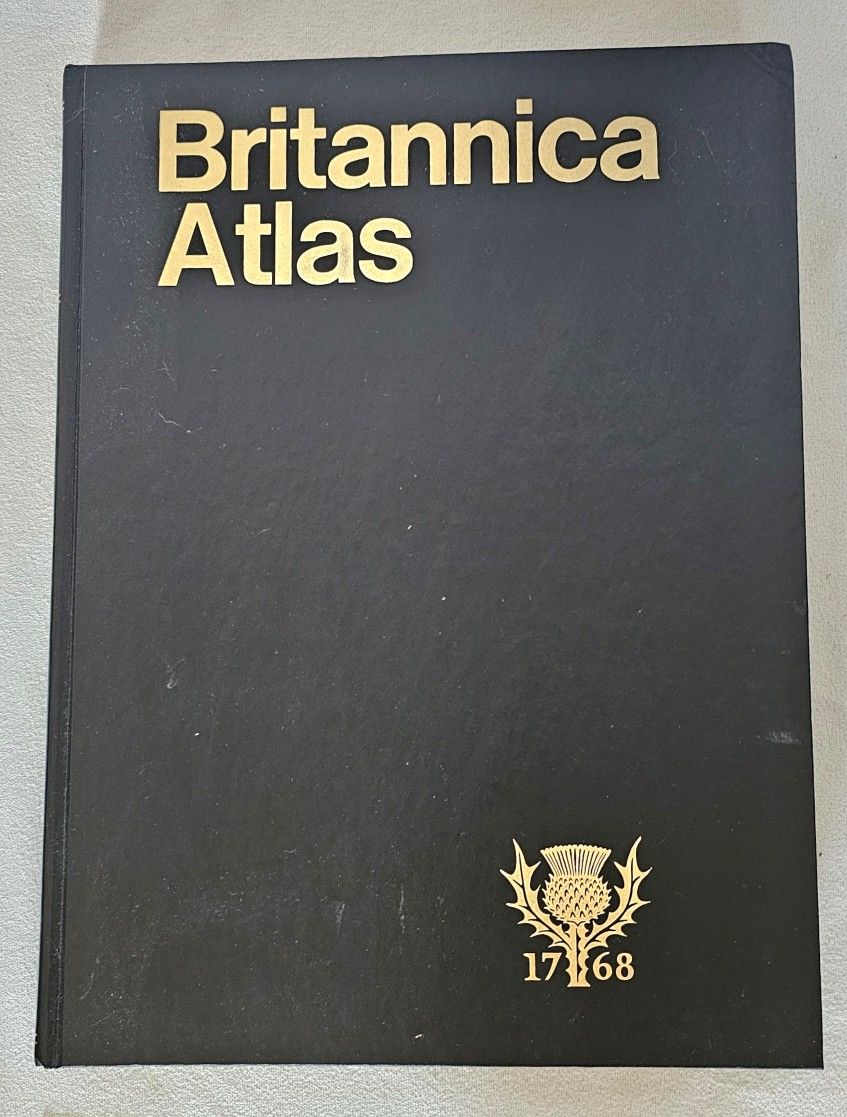 Britannica  Atlas- Encyclopedia  Britannica  Inc, 1984 Hardcover