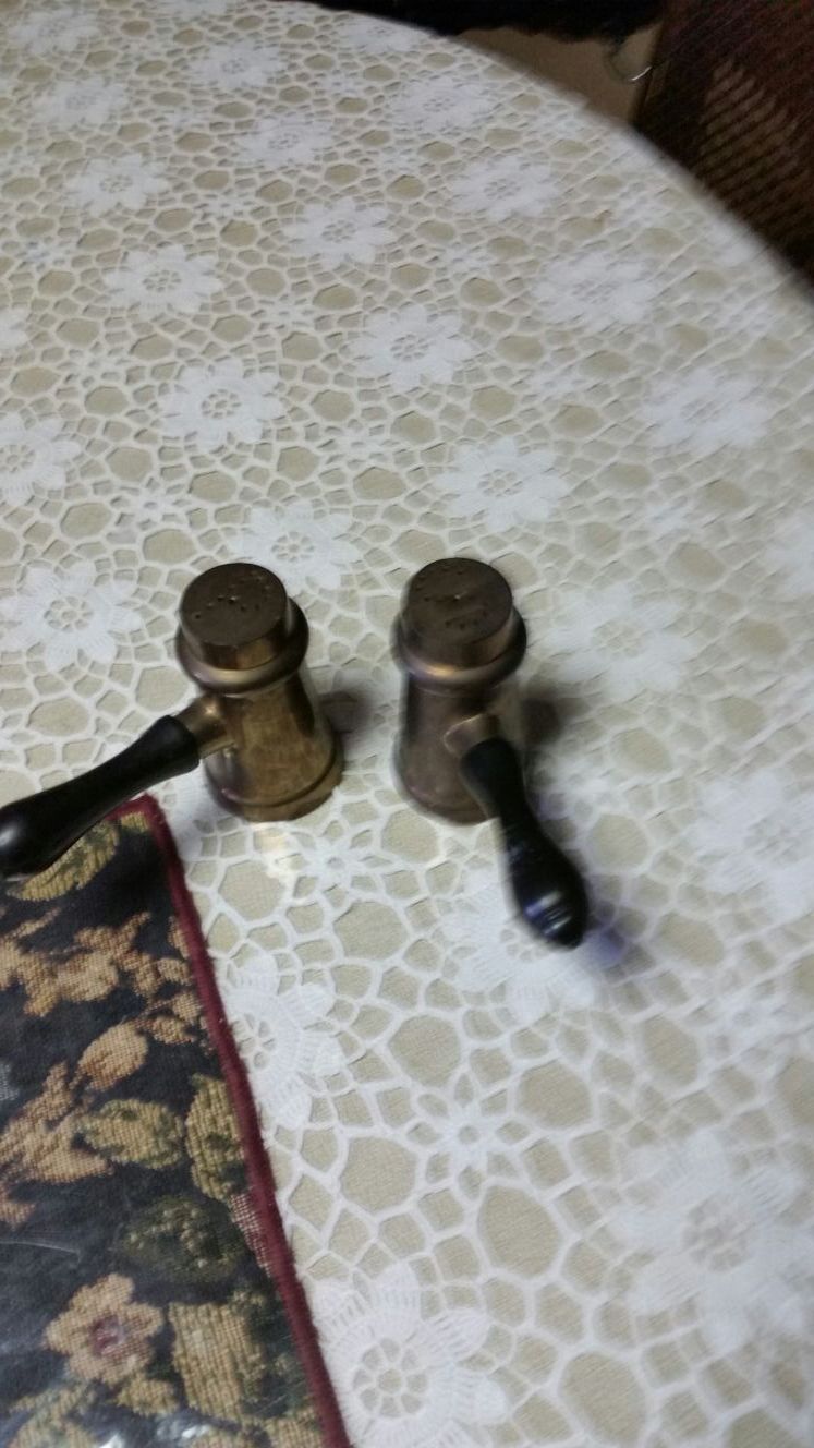 brass pepper and salt sprinklers