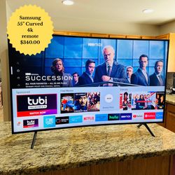 Samsung 55” Curved UHD HDR SMART TV