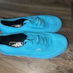 Blue Vans Size 6.5