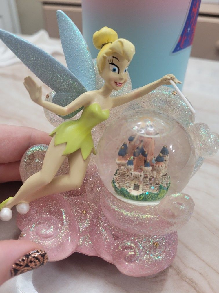 Disney Parks Vintage Tinkerbell Snowglobe