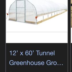 Greenhouse 12’x60’ TMG Industrial