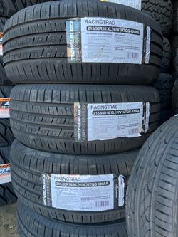 215/55/16 Royal black 4 new tires ✅