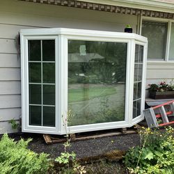 Bay Window Opens On Two Sides