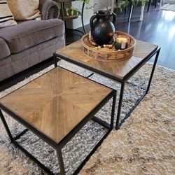 Pair of Coffee Table Nesting tables