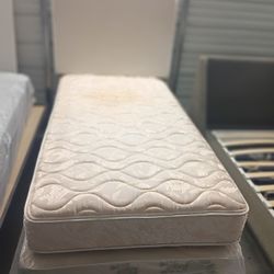 Twin Double-sided Spring Mattress W/ Frame 