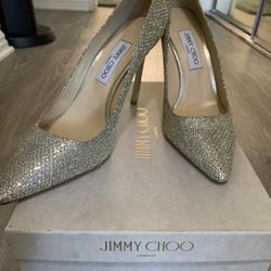 Jimmy Choo Shoes Romy 100 Champagne New In Box