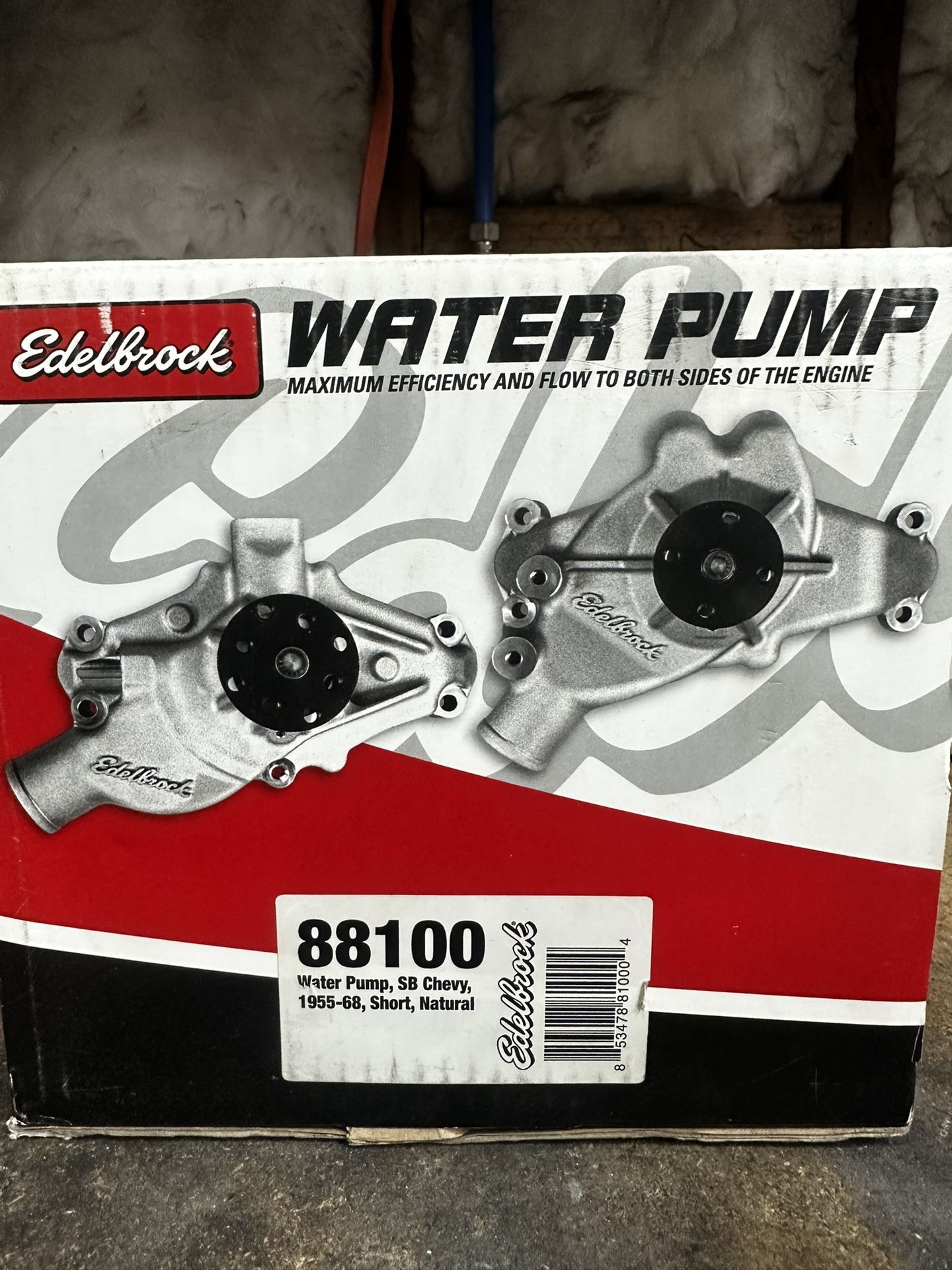 Edelbrock SBC Short Water pump