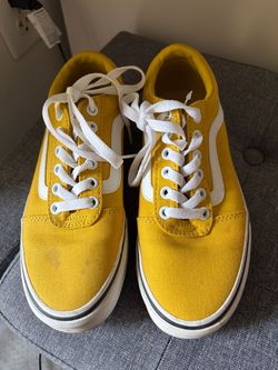 Vans Old Skool Yellow Canvas Sneakers