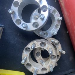 Wheel spacers 5x5.5x2”