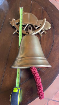 Brass Fog Bell 7 1/2”  $175.00  CASH, TEXT FOR PRICES.