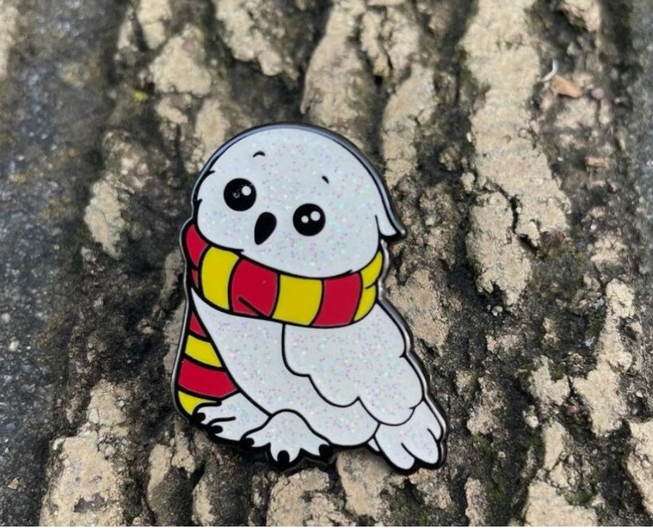 Cute Owl Enamel Pin | Wizard Owl Badge Brooch Tie Pin Fashion Accessory