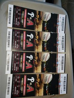 PHILADELPHIA PHILLIES VS ARIZONA DIAMONDBACKS