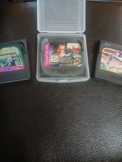 Sega Game Gamegear True Lies,Sonic The Hedgehog 2 & Ecco
