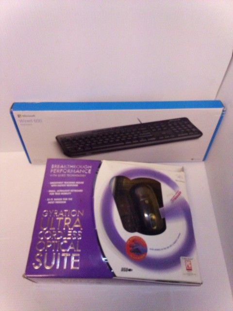 2 Keyboards With Mouse Microsoft - Laptop PC Wireless Wired 600 Apple HP New In Box Resale Flip 