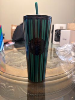 Starbucks Disneyland/World Haunted Mansion NWT Cold Cup Green and Black Limited