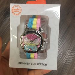 NWT butterfly spinner watch