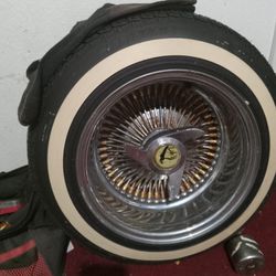 Wire Wheel Spare 13by 20 White Wall