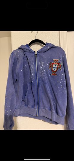 VALE DREAMS Rhinestone Zip up (purple)