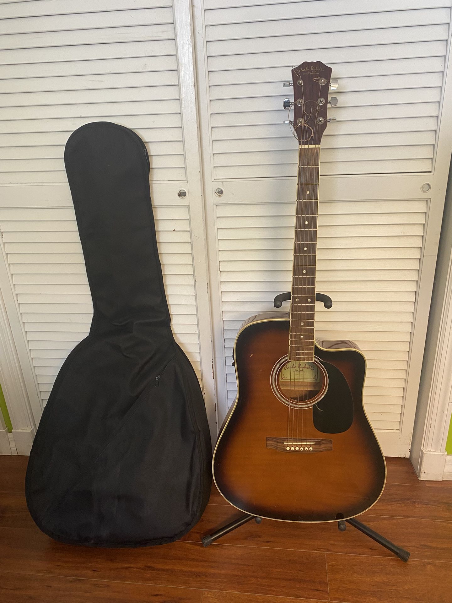 Carlo Robelli Arcustic Electrig Guitar