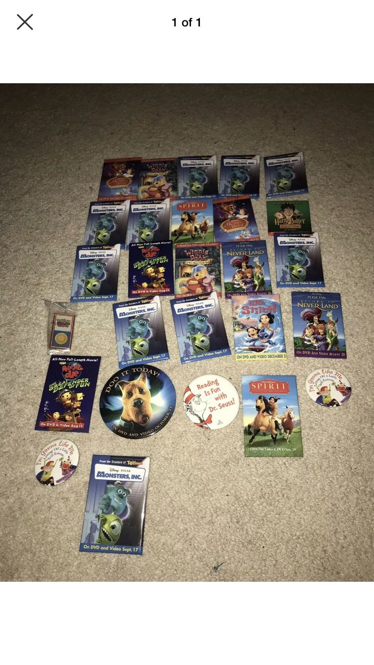 Lot of pins-Disney