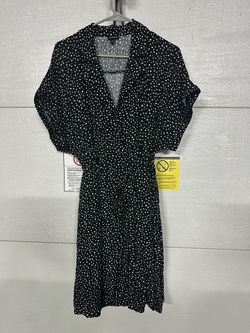 Black With White Dots Dress