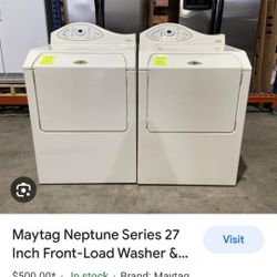 Maytag Neptune Washer And Dryer for Sale in Austin TX OfferUp