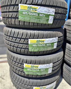 185/55/15 TBB 4 New Tires Installed And Balanced 