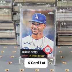 ⚾️ (6) OF Mookie Betts Cards