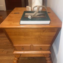 Vintage Doughbox End Table 