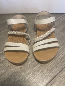 Girls White Sandals Size 10 Blowfish 