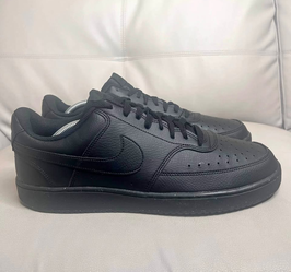 Nike Court Vision Low NN Triple Black Shoes Sneakers Men's Size 12 NEW