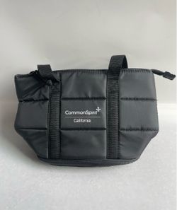 CommonSpirit California Insulated Lunch Bag Black Thermal Cooler Tote