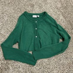Green Cardigan