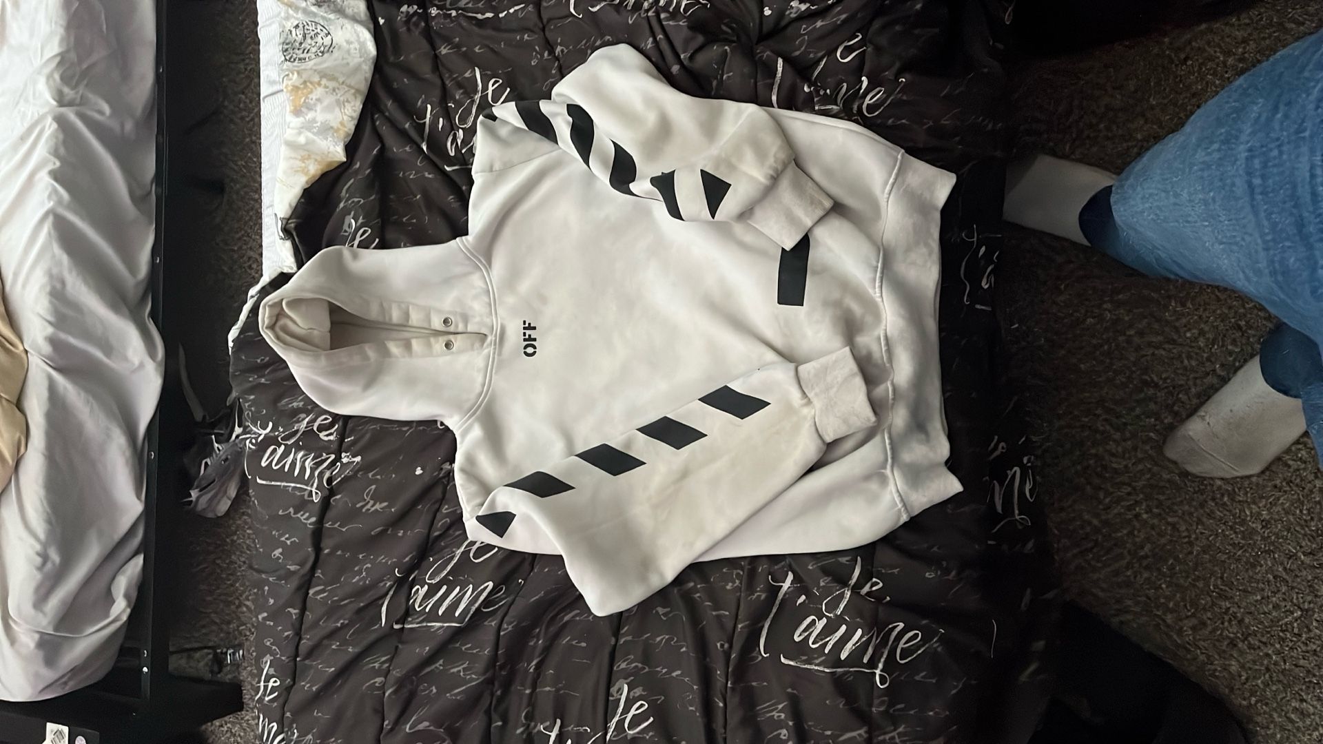 Off White Hoodie Size Small Trade Or Sell