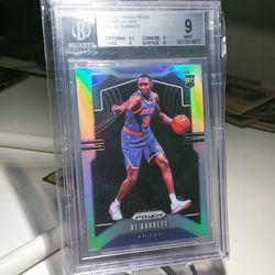 RJ Barrett Silver Prizm Rookie Card