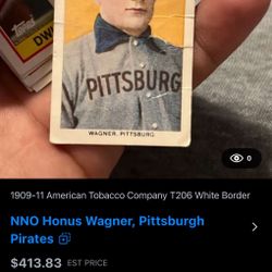 Honus Wagner  1909 T206 