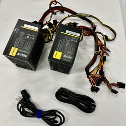 2 x Antec VP450 450 watt ATX 12v v2.3 Power PSU 120mm Fan