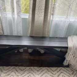 Solid Wood Bench
