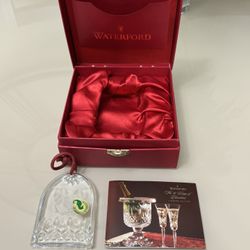 Waterford 12 Days of Christmas Partridge Crystal Ornament Lismore Edition Box