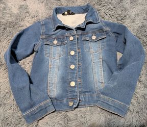 Girls Small David Buffalo Jean Jacket