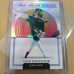 2023 Tyler Soderstrom Panini Three And Two On The Horizon  #/149 Oakland A's Rookie Card Limited Print Numbered 