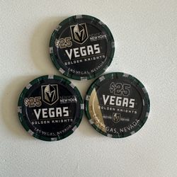 Vegas Golden Knights casino chips