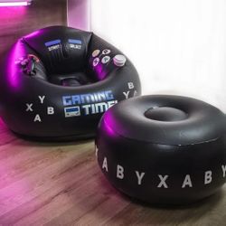 Inflatable Gaming Chair And Stool 